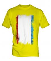 Crimea Grunge Flag Mens T-Shirt
