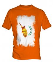Cyprus Grunge Flag Mens T-Shirt