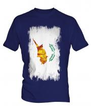 Cyprus Grunge Flag Mens T-Shirt