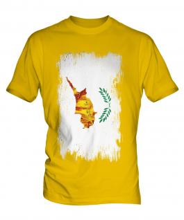 Cyprus Grunge Flag Mens T-Shirt
