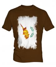 Cyprus Grunge Flag Mens T-Shirt
