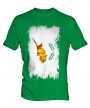Cyprus Grunge Flag Mens T-Shirt