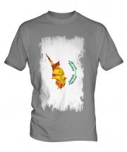 Cyprus Grunge Flag Mens T-Shirt
