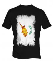 Cyprus Grunge Flag Mens T-Shirt
