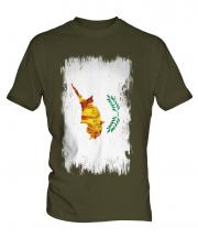 Cyprus Grunge Flag Mens T-Shirt