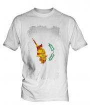 Cyprus Grunge Flag Mens T-Shirt