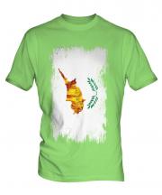 Cyprus Grunge Flag Mens T-Shirt