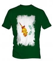 Cyprus Grunge Flag Mens T-Shirt