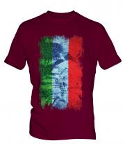 Dagestan Grunge Flag Mens T-Shirt