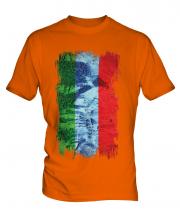 Dagestan Grunge Flag Mens T-Shirt