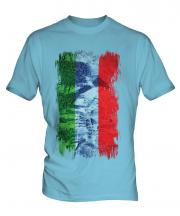 Dagestan Grunge Flag Mens T-Shirt