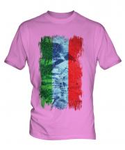 Dagestan Grunge Flag Mens T-Shirt