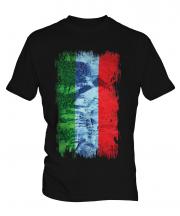 Dagestan Grunge Flag Mens T-Shirt