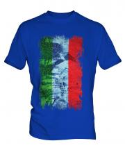 Dagestan Grunge Flag Mens T-Shirt