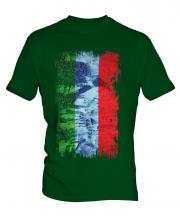 Dagestan Grunge Flag Mens T-Shirt