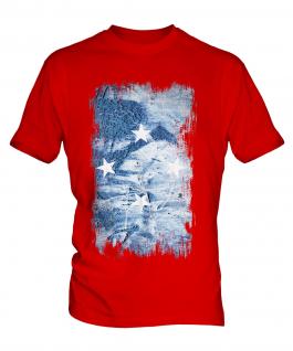 Micronesia Grunge Flag Mens T-Shirt