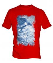 Micronesia Grunge Flag Mens T-Shirt