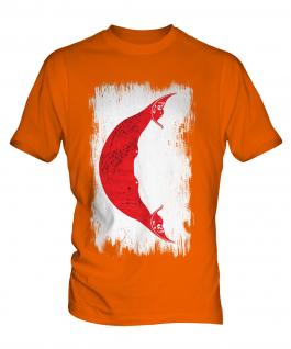 Easter Island Grunge Flag Mens T-Shirt