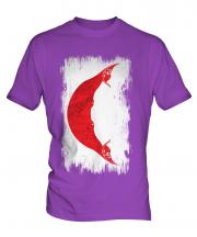 Easter Island Grunge Flag Mens T-Shirt
