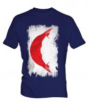Easter Island Grunge Flag Mens T-Shirt