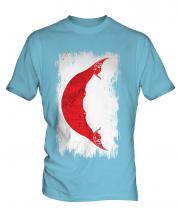 Easter Island Grunge Flag Mens T-Shirt