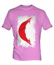 Easter Island Grunge Flag Mens T-Shirt