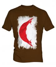 Easter Island Grunge Flag Mens T-Shirt