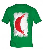 Easter Island Grunge Flag Mens T-Shirt