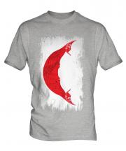 Easter Island Grunge Flag Mens T-Shirt