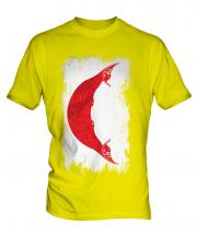 Easter Island Grunge Flag Mens T-Shirt