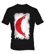 Easter Island Grunge Flag Mens T-Shirt