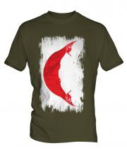Easter Island Grunge Flag Mens T-Shirt