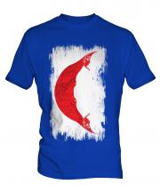 Easter Island Grunge Flag Mens T-Shirt