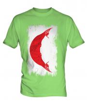 Easter Island Grunge Flag Mens T-Shirt