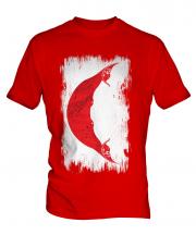 Easter Island Grunge Flag Mens T-Shirt