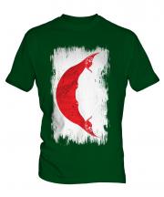 Easter Island Grunge Flag Mens T-Shirt