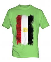 Egypt Grunge Flag Mens T-Shirt
