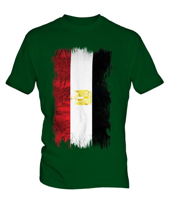 Egypt Grunge Flag Mens T-Shirt