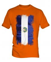 El Salvador Grunge Flag Mens T-Shirt