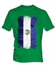 El Salvador Grunge Flag Mens T-Shirt