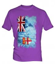 Fiji Grunge Flag Mens T-Shirt