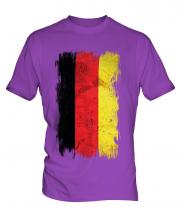 Germany Grunge Flag Mens T-Shirt