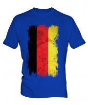 Germany Grunge Flag Mens T-Shirt