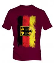 Germany State Grunge Flag Mens T-Shirt