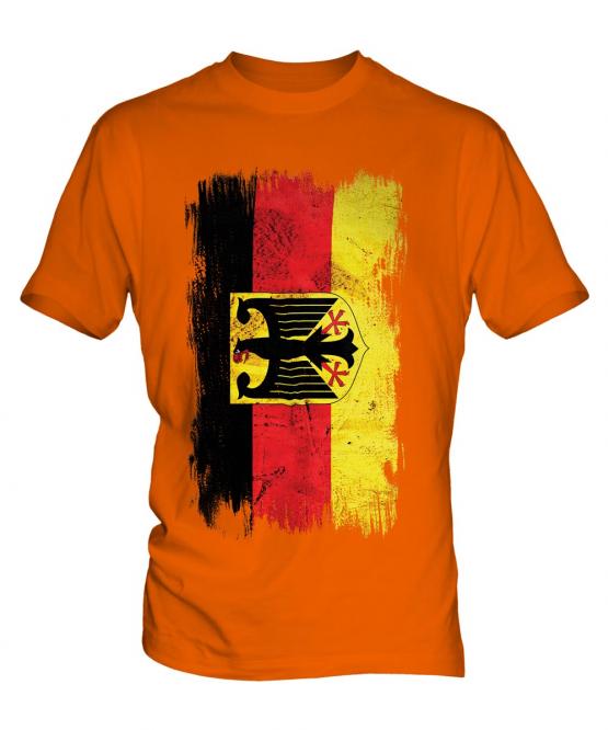 Germany State Grunge Flag Mens T-Shirt