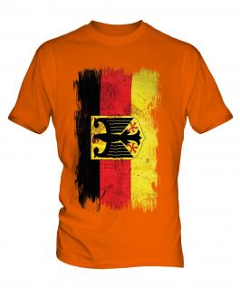 Germany State Grunge Flag Mens T-Shirt