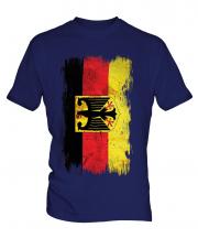 Germany State Grunge Flag Mens T-Shirt