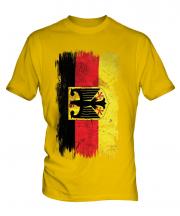 Germany State Grunge Flag Mens T-Shirt