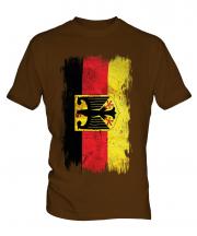 Germany State Grunge Flag Mens T-Shirt