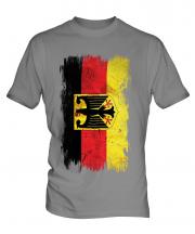 Germany State Grunge Flag Mens T-Shirt